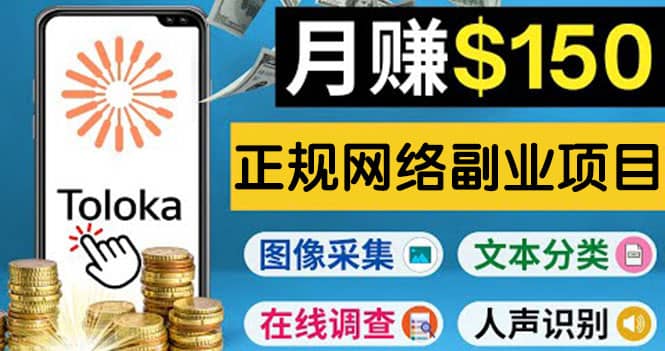正规网络副业赚钱平台Toloka，利用业余时间月赚150美元-创客一号