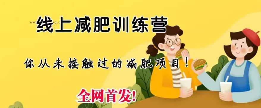 线上减肥训练营，足不出户，仅靠拉几个社群，发几条朋友圈，就可以月实现入五位【揭秘】-创客一号