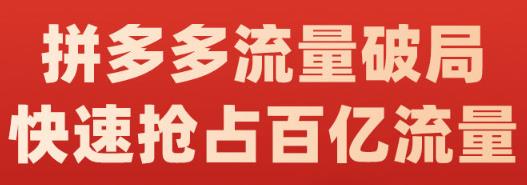 阿杰·拼多多流量破局:如何打黑标，爆款的思路，拼多多流量框架，快速抢占百亿流量-创客一号