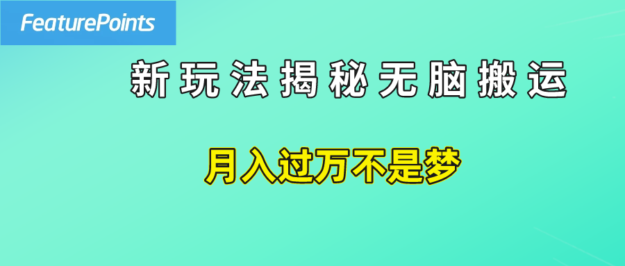 简单操作，每天50美元收入，搬运就是赚钱的秘诀！-创客一号