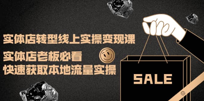 实体店转型线上实操变现课：实体店老板必看，快速获取本地流量实操-创客一号